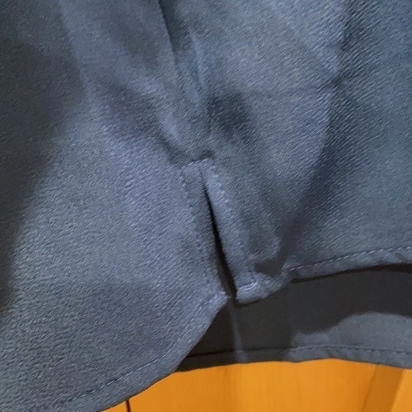 Andree by Unit Blue Dress Scalloped Neck Sheath Dress Size 1x - Picture 6 of 8